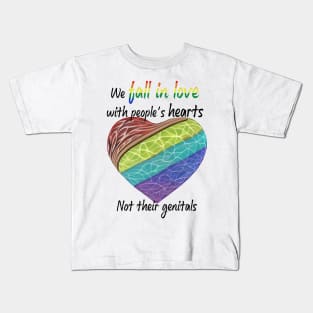 Fall In Love - LGBTQ Graphic Kids T-Shirt